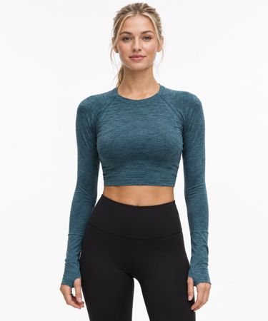 lululemon Swiftly Tech Cropped Langarmshirt – Gr. 4
