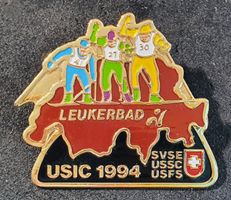 T922 - Pin Leukerbad USIC 1994 Ski Langlauf / SVSE USSC USFS
