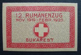 RUMÄNENZUG Soldatenmarke, Vignette ungebraucht *