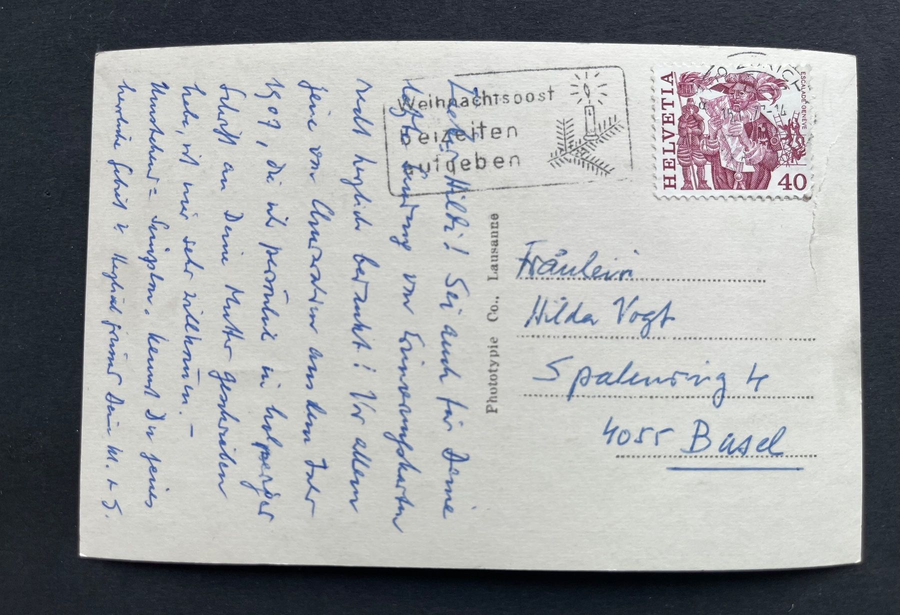 Cartoline postali: Simplon-Dorf, ca. 1950, Fotokarte – Usato da Ostermundigen venduto da DaxKarten-75 1