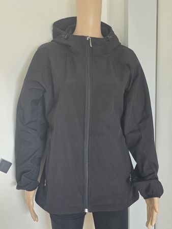Schwarze Switcher Softshell Jacke, Gr L, winddicht