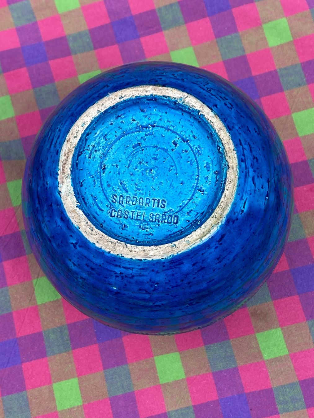 Vasi & Recipienti: Blaue Keramikvase 60er Italien – Usato da solothurn venduto da soko75 1
