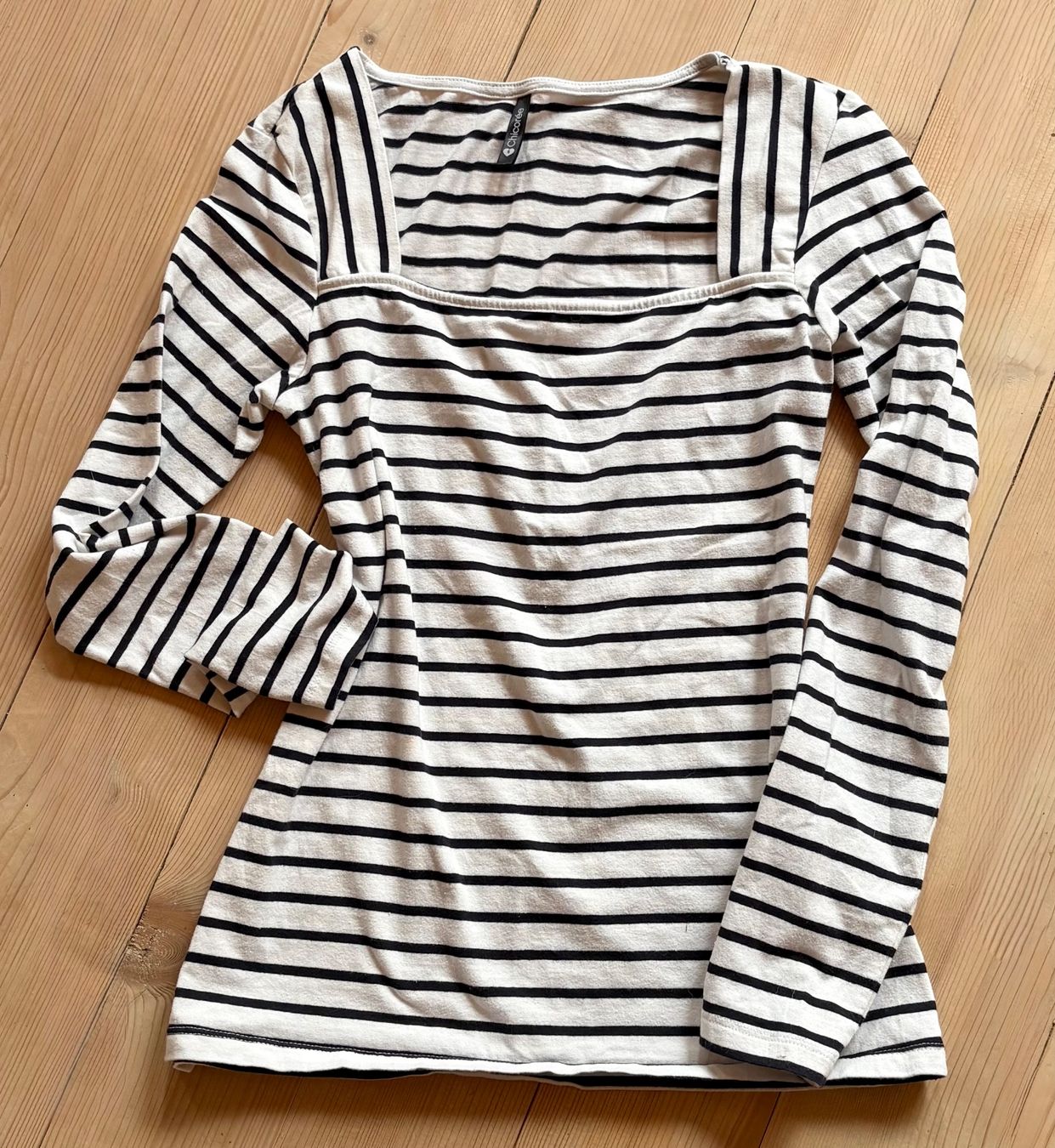 Tops: Top /Pullover dünn gestreift/speziell,Chicorée,Gr.S, – Gebraucht aus Siblingen von Vany_McDougall 3