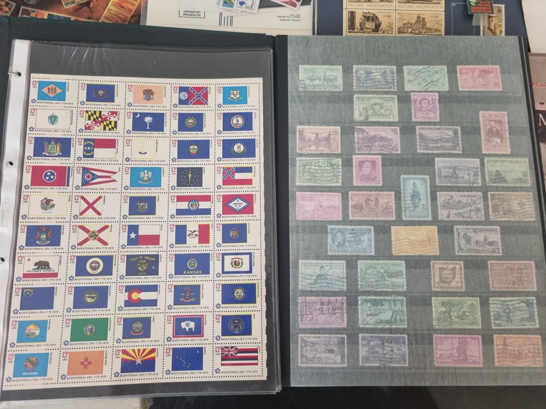 Alle Briefmarken: Kiste mit Sammlung Briefmarken USA – Gebraucht aus Gümligen von Geniusbuy 4