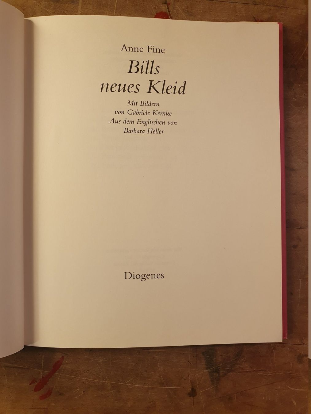 Libri: Bills neues Kleid - Anne Fine – Usato da Zürich venduto da loosebone 4