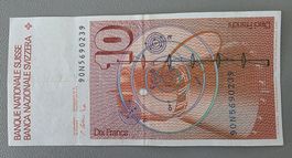 Suisse 10 Fr. Serie 90 N -  super erhaltung
