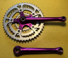 Kurbelsatz Grafton Speed Stix, purple, mit Kettenblättern