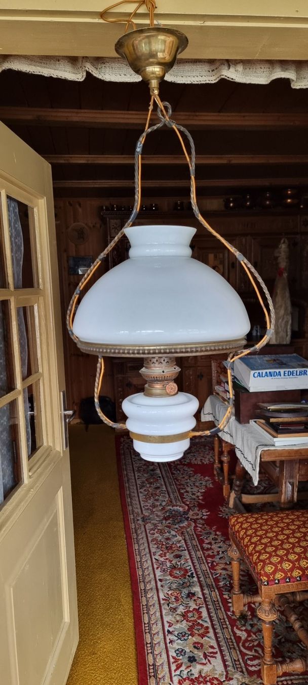 Lustres & lampes de plafonds: Diverse antike Lampen/Leuchter – D'occasion à Klosters par han_2kf7 1