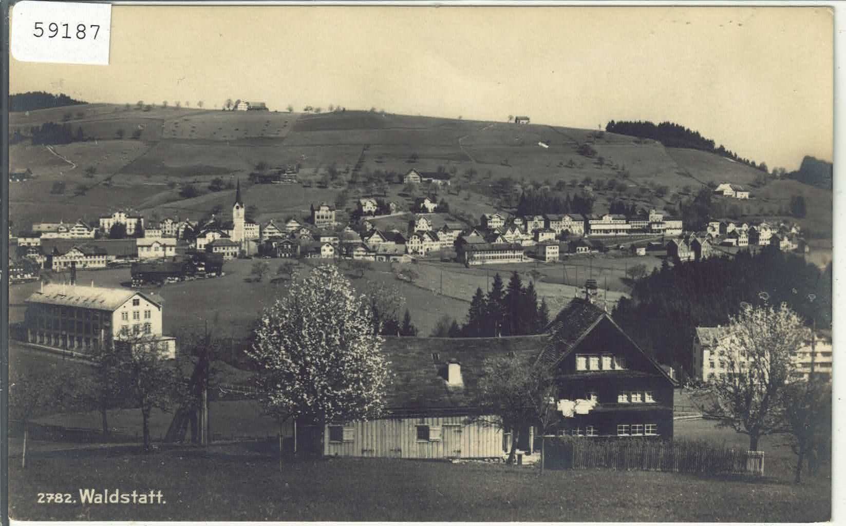 Cartoline postali: Waldstatt - Generalansicht – Usato da Ettingen venduto da Kartenplanet