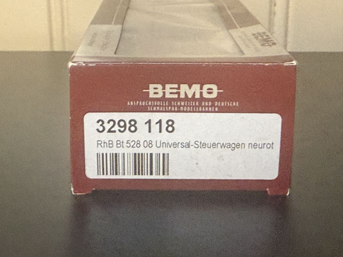 Bemo Trains électriques: Bemo RhB Steuerwagen – Neuf avec emballage d'origine à Thusis par Jasmin1991995 1