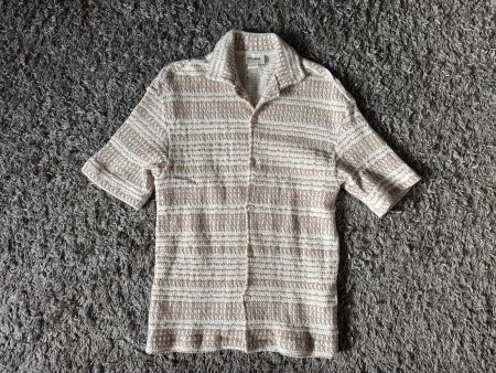 Kurzarm gestricktes Pull&Bear Hemd für Herren