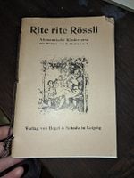 Buch Lieder antik - Schweizerische Volkslieder, 