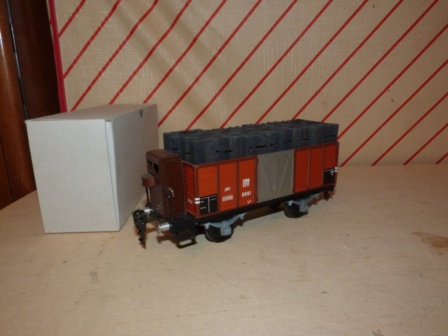 Buco Modelleisenbahnen: Güterwagen Buco  Spur 0 – Gebraucht aus Rudolfstetten von Rrst1968