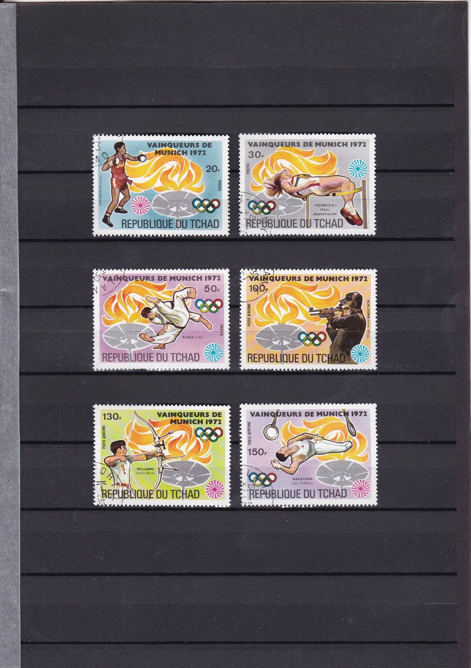 Alle Briefmarken: TSCHAD 1972 – Gebraucht aus Gretzenbach von Sikim