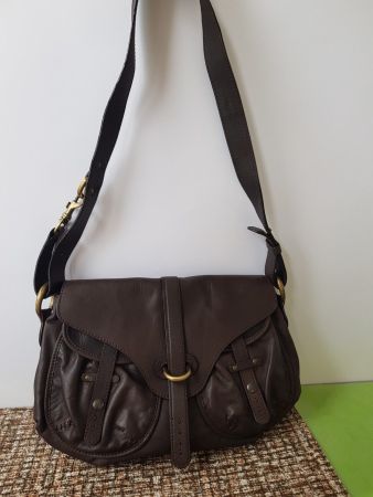Leder Umhängetasche aus Italien