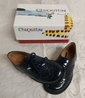 Neue Lederschuhe Gr. 35 von Chiquitín dunkelblau