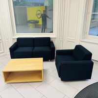 🛋️ Lounge-Set Büro / Empfang – Sofa, Sessel & Salontisch 