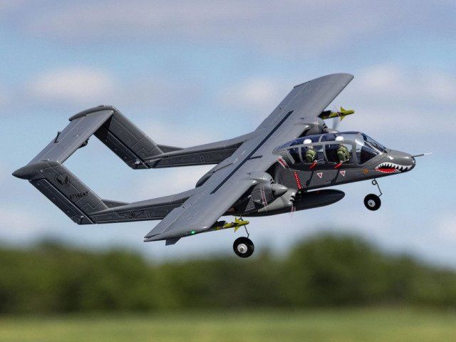 E-Flite RC Modellbau: E-flite Micro OV-10 Bronco 645mm BNF Basic mit AS3X – Gebraucht aus Kirchberg BE von SnoringMan