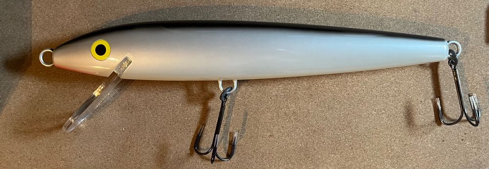 Vieux Leurre Rapala Minnow Bois Flottant 6,5cm – Pêche Vintage Avec Boîte