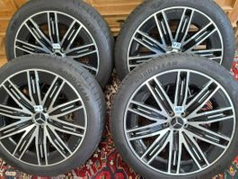 4 Mercedes 21" AMG Alufelgen mit Goodyear Reifen gebraucht