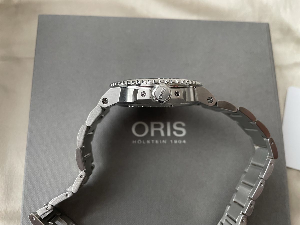 Oris Orologi: Oris Aquis Date 43.5mm Grün✅ – Usato da Frenkendorf venduto da VT06 3
