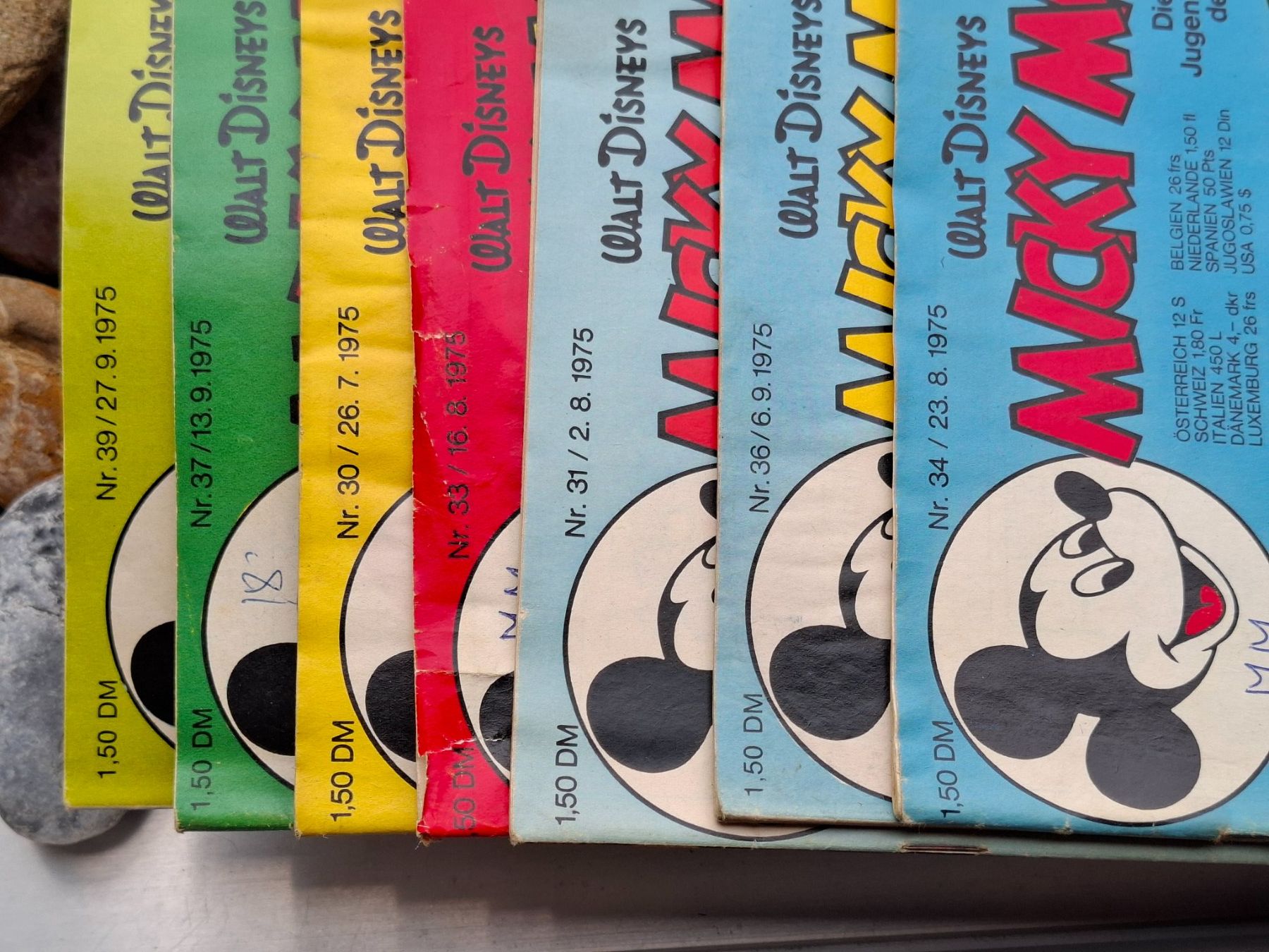 Fumetti: 7 Stück Micky Maus Heft, von 1975 – Usato da schwarzenburg venduto da mm07 1