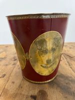 Corbeille à papier vintage en métal