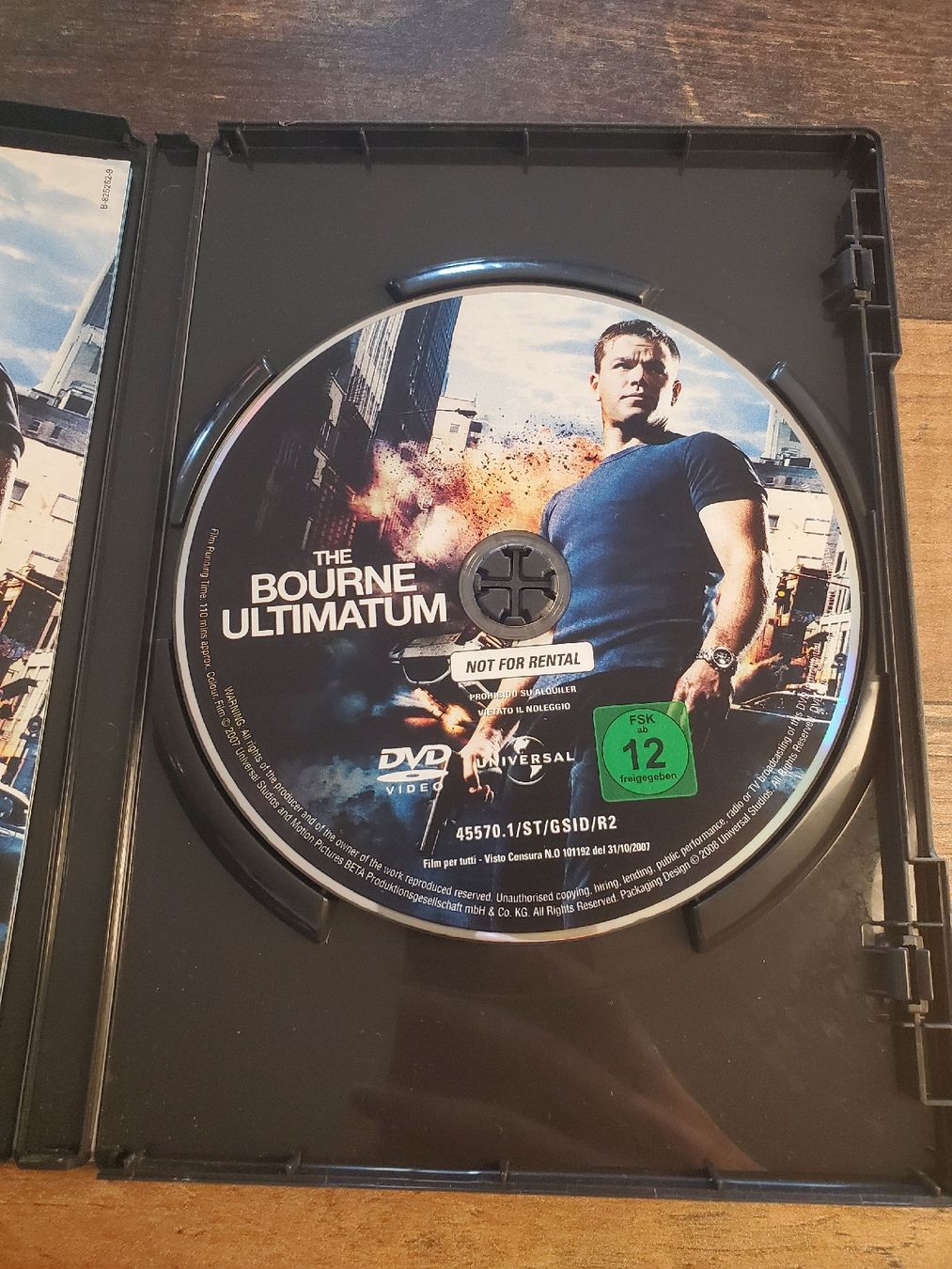 Tutti i DVDs: DAS BOURNE ULTIMATUM DVD – Usato da Weinfelden venduto da RobsFortune 1