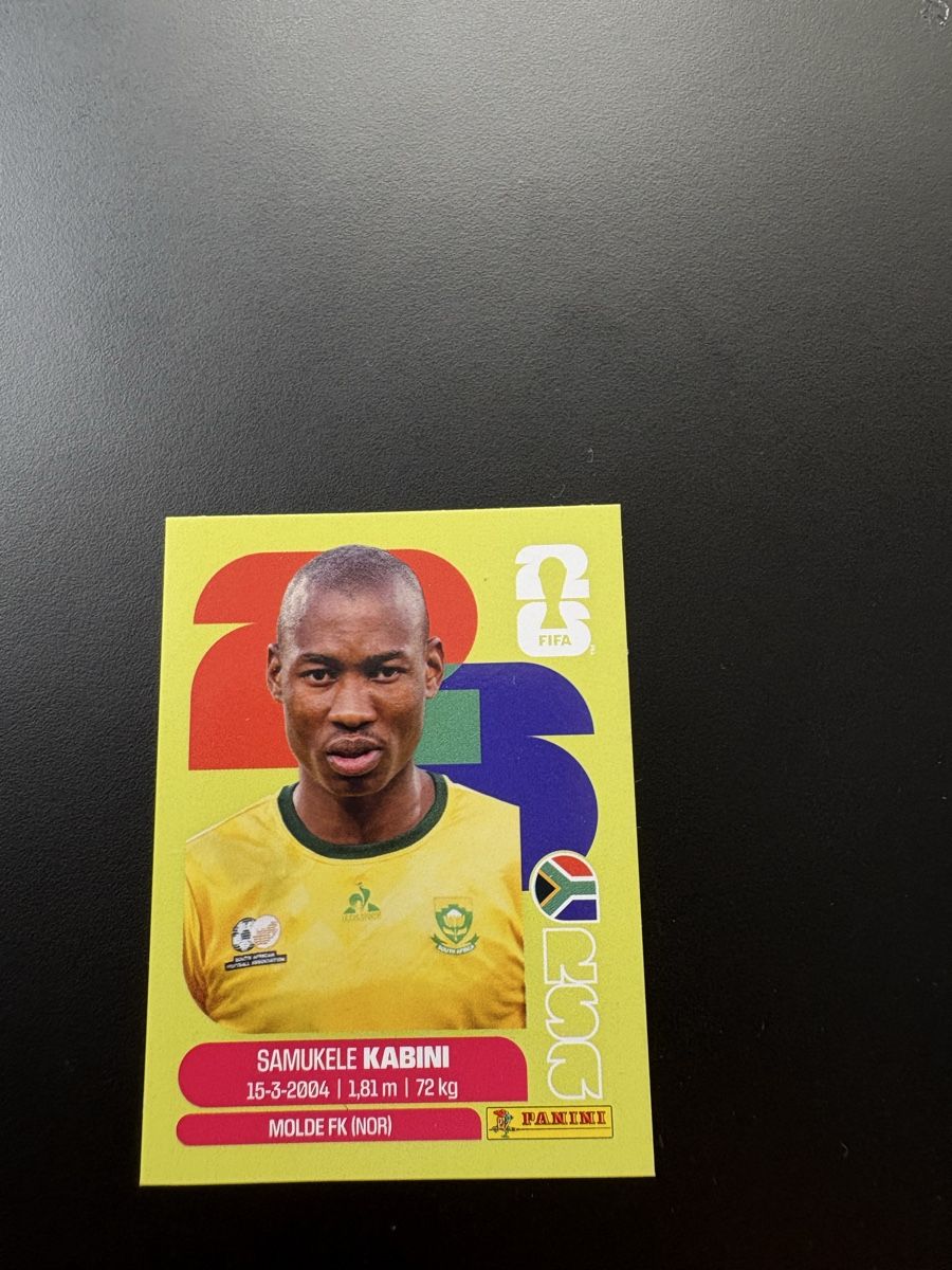 Panini Sammelbilder & Trading cards: Panini Samukele Kabini RSA5 – Neu (gemäss Beschreibung) aus Langrickenbach von swissluca