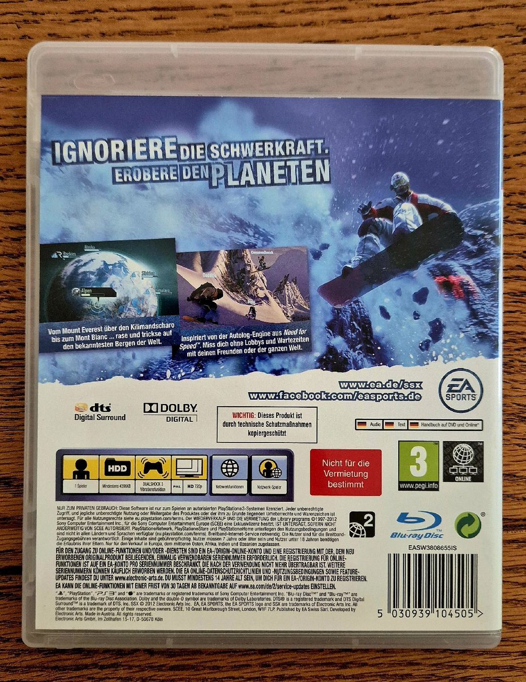 Spiele: SSX - PS3 - Top Zustand – Neu (gemäss Beschreibung) aus Au SG von KonsoleWerk 1