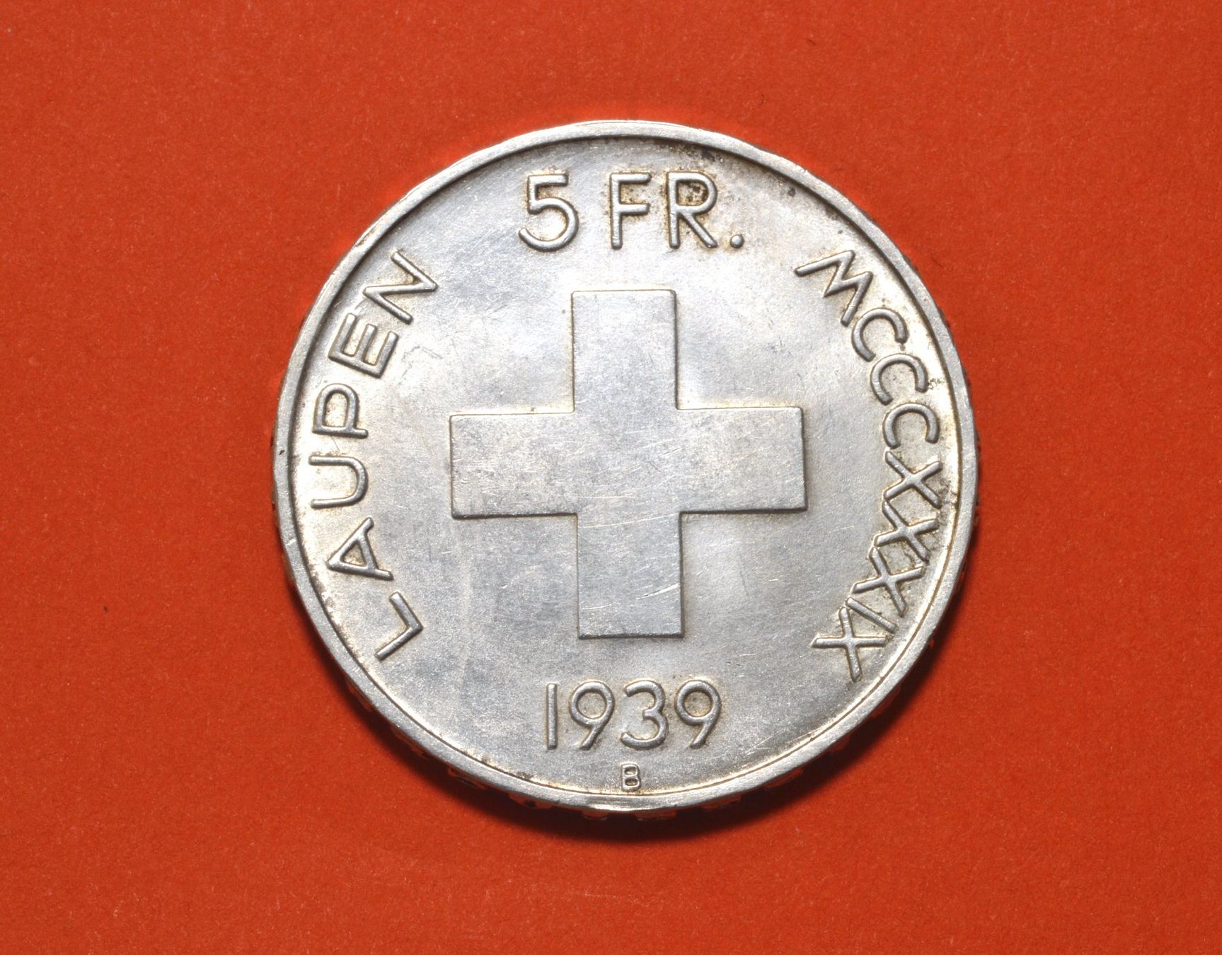 Tutti le monete: 5 Franken 1939 Laupen – Usato da Oberglatt ZH venduto da ZH111 3