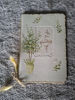 Antiker Gruss zur Verlobung, seltener Glückwunsch, um 1910