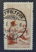 1912 PJ Vorläufer Nr.I gestempelt AFFOLTERN, Kat: 200.-
