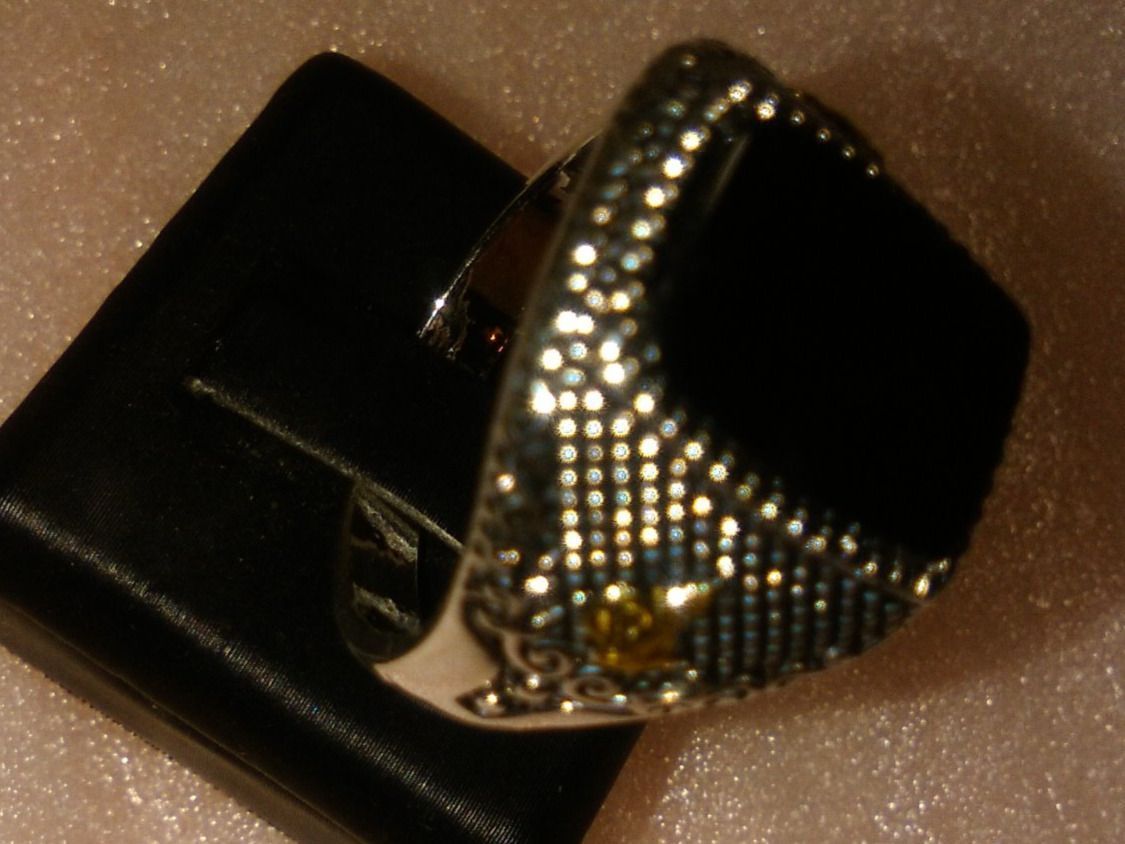 Bagues: RING MODESCHMUCK,,MIT ECHT ONYX – Neuf (Voir description) à Basel par bijoutrie_4 3