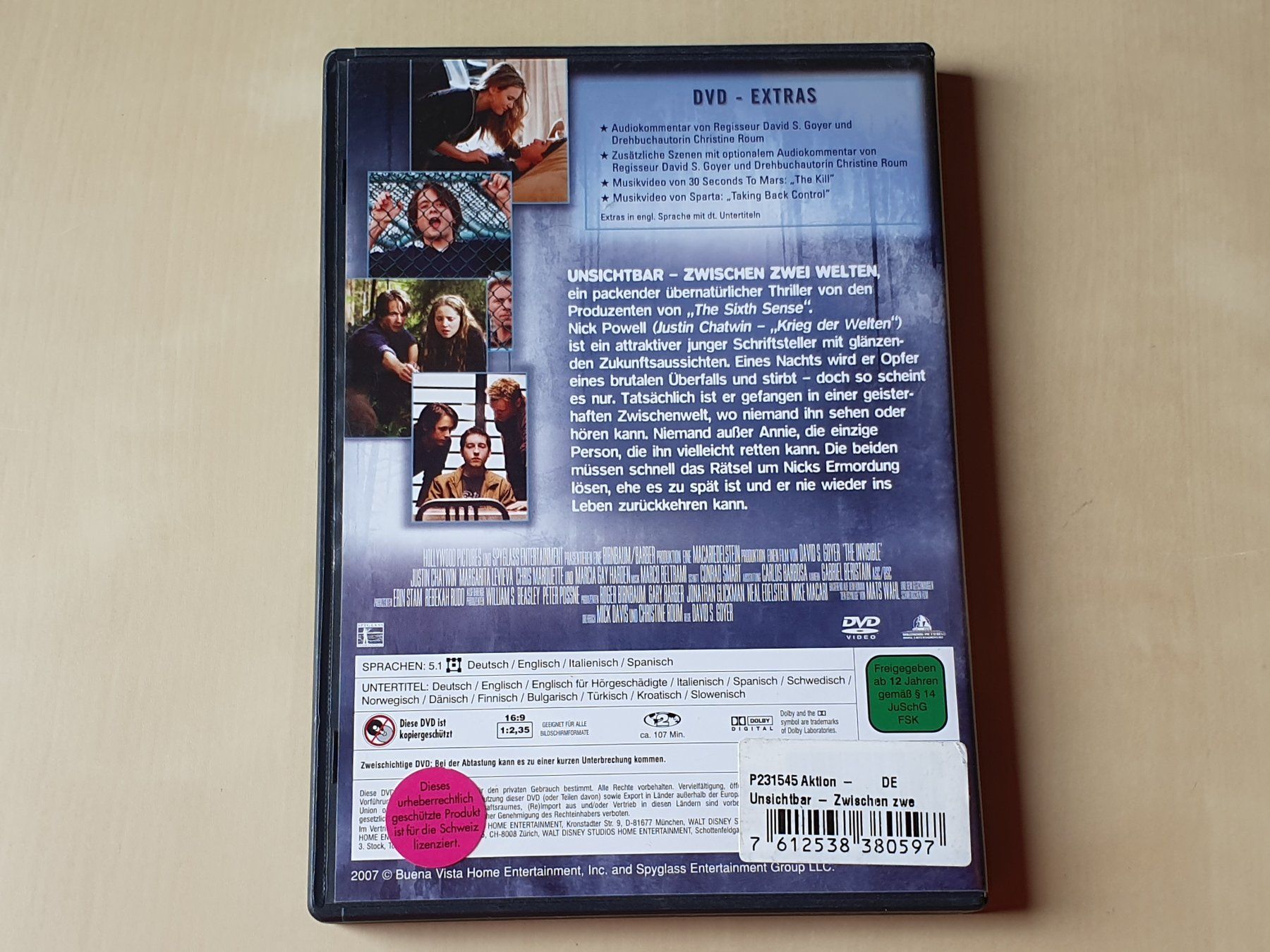 Alle DVDs: Unsichtbar – Gebraucht aus Stansstad von collectorsshop 1