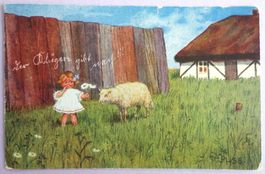 La Fillette et le mouton