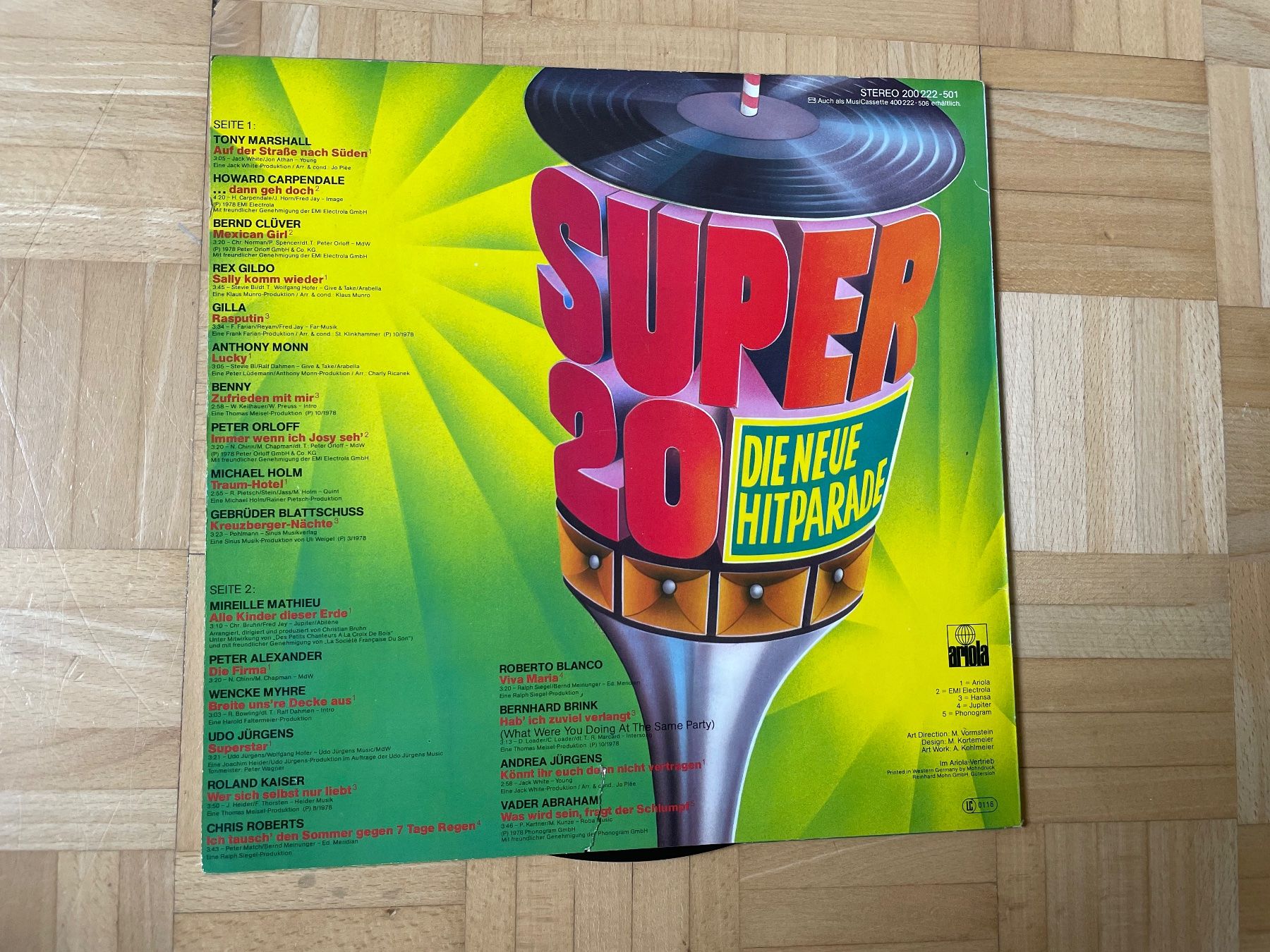 Dischi in vinile: Super 20 - Die neue Hitparade, Schallplatte – Usato da Zürich venduto da mar_xfn9 1