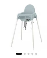 Seggiolone IKEA ANTILOP grigio con cuscino