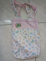 Tasche Kinder Stoff Schmetterling Motiv guter Zustand