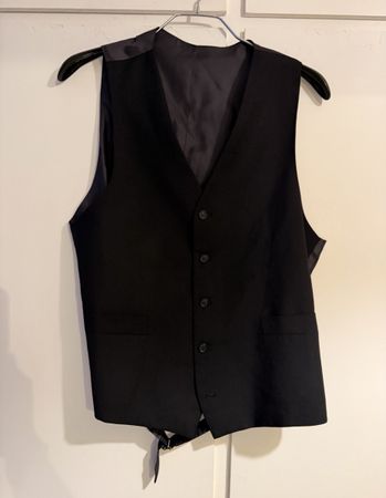 Gilet elegante nero da uomo, tg. M, perfetto per l'inverno!