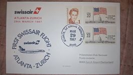 Swissair Atlanta - Zürich 29.03.1987
