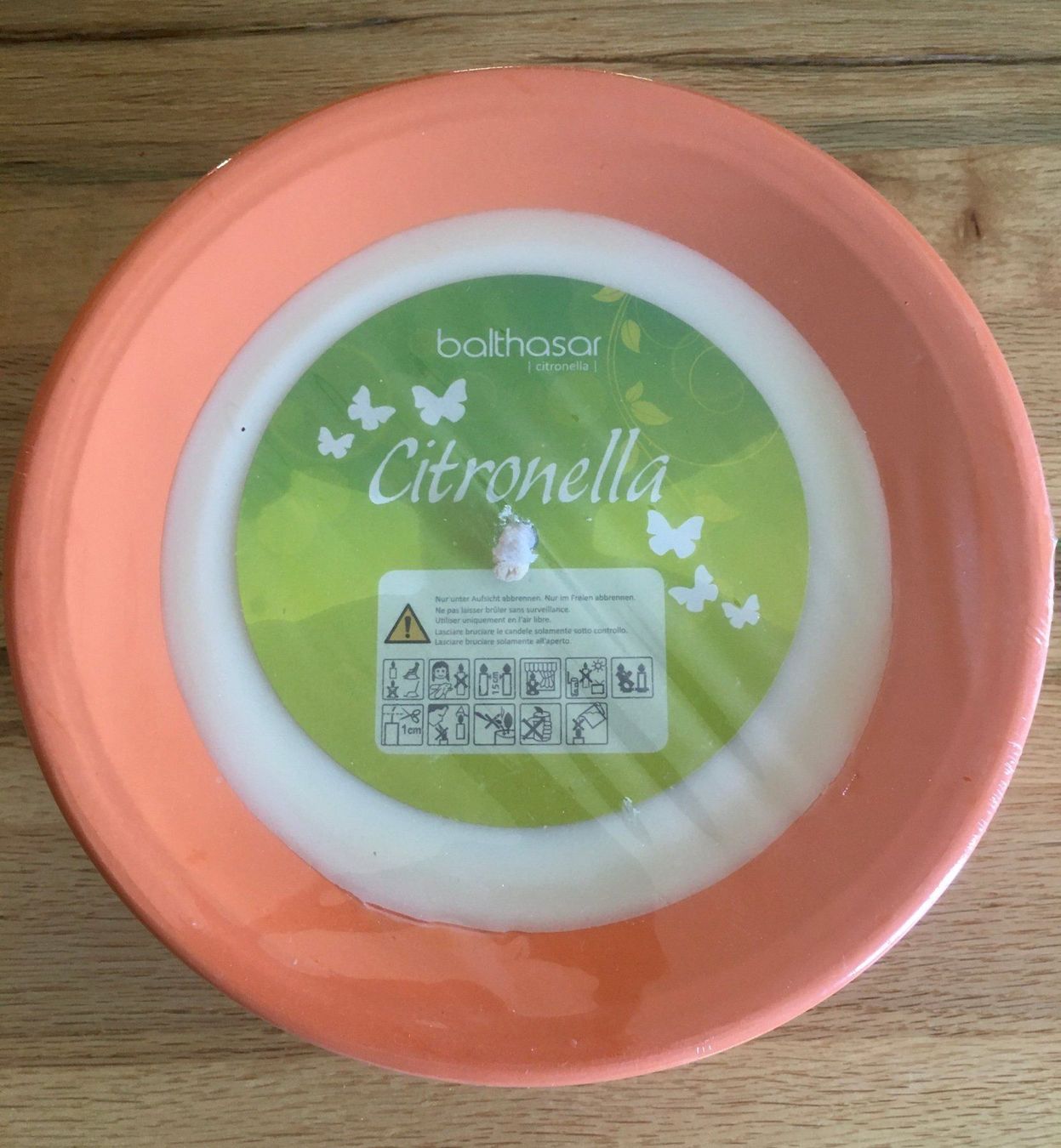 Candele: Duftkerze/Citronella Duft/Outdoor/Neu – Nuovo e nell'imballaggio originale da Volketswil venduto da rubin74