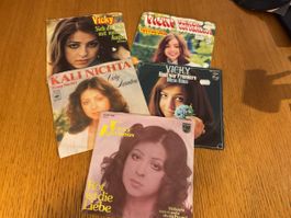 5 Schallplatten Vicky Leandros Singles gebraucht