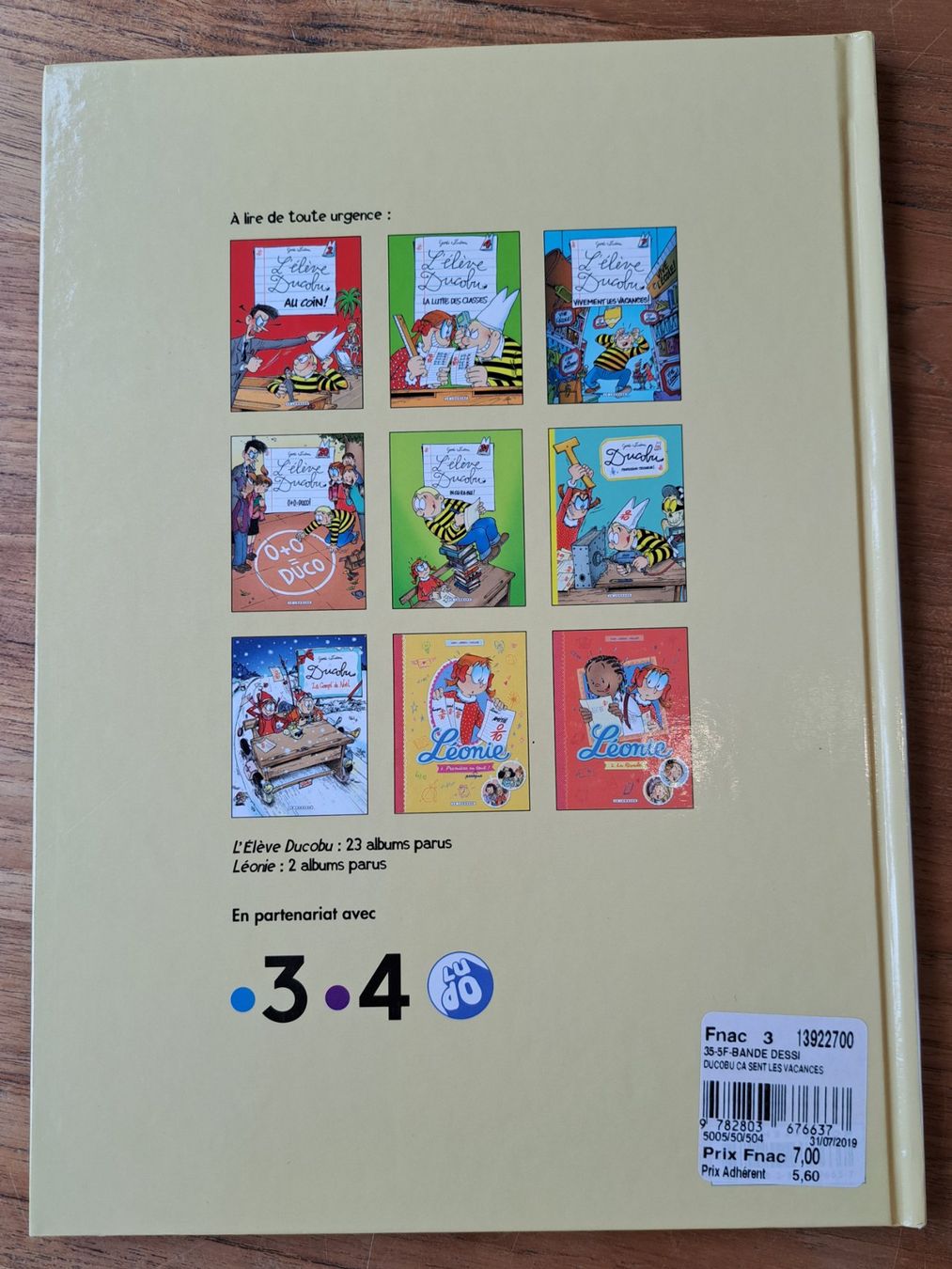Comics: L'élève Ducobu 15 TBE – Gebraucht aus Biel/Bienne von ESOXMAN 1