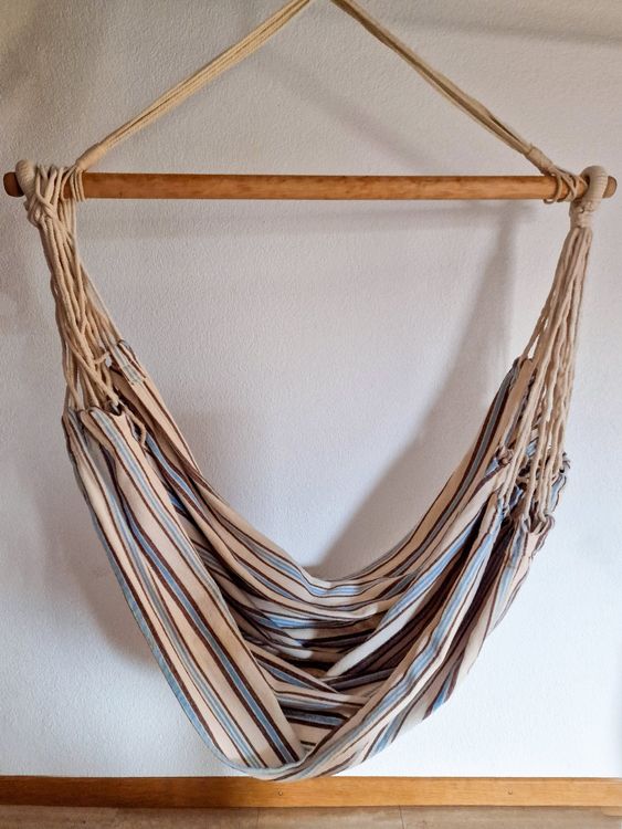 PATIO Hängesessel Ohne Gestell - Baumwoll Hängeschaukel Für Garten & Balkon Bis 100 Kg