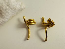 Celine Vintage Ohrschmuck vergoldet