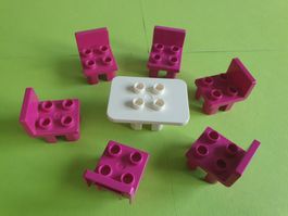 Duplo (Y64) Set Tisch und Stühle