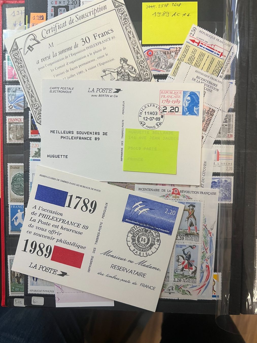 Alle Briefmarken: () Année complète 1989 Neufs** – Neu und originalverpackt aus Lausanne von ffhoud 8