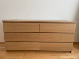 Ikea MALM Kommode mit 6 Schubladen