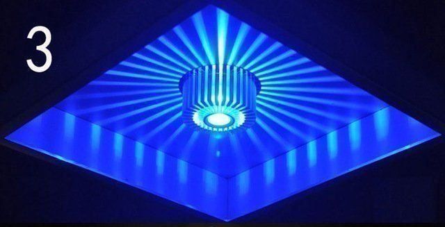 Kronleuchter & Deckenlampen: Moderne Led Downlight Decken Lampe, Farbe Blau – Neu und originalverpackt aus Kehrsatz von ba-ch